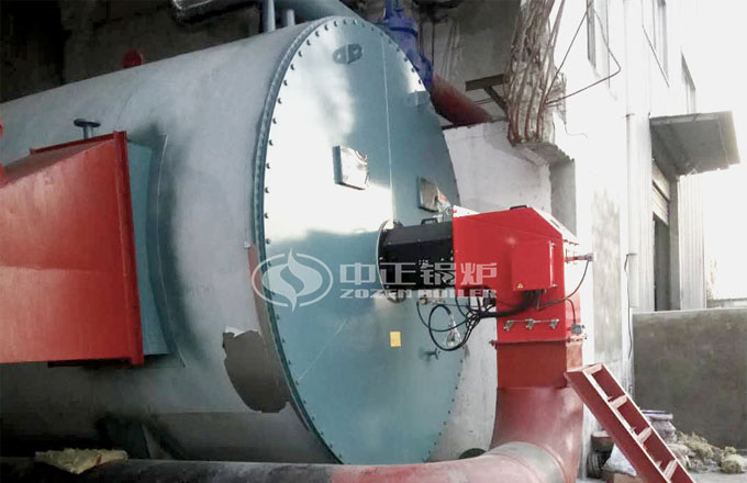 河南信陽800萬大卡導熱油鍋爐項目