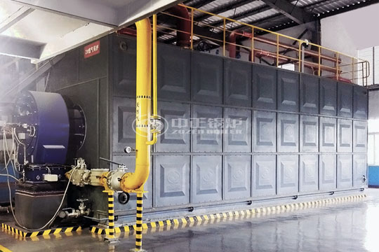 山東省濰坊市40噸燃氣蒸汽鍋爐項目