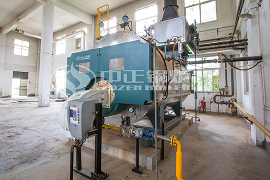 河北省廊坊市1.5噸冷凝式天燃氣蒸汽鍋爐項目