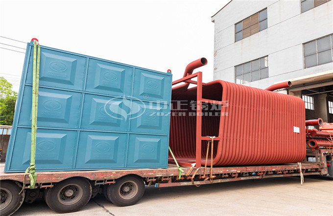 360萬(wàn)大卡燃?xì)馀P式導(dǎo)熱油鍋爐項(xiàng)目出口